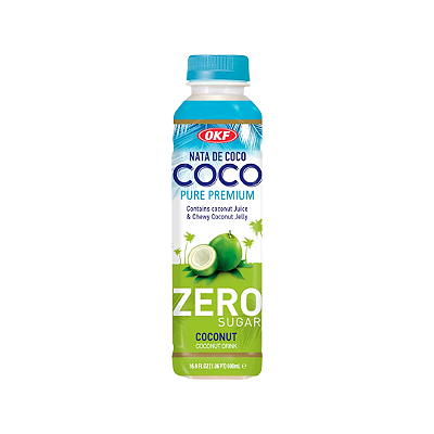 Refresco Sabor Coco Com Jelly Zero Açúcar OKF 500ml