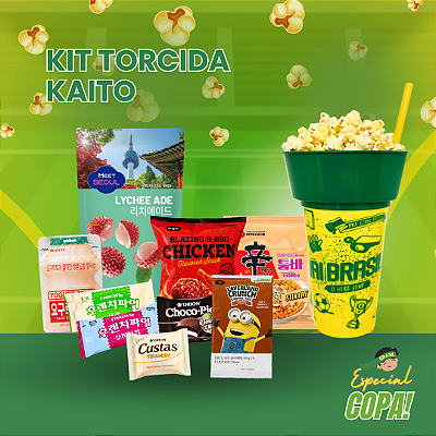 Kit Torcida Kaito Mix de Produtos Coreanos Com Copão
