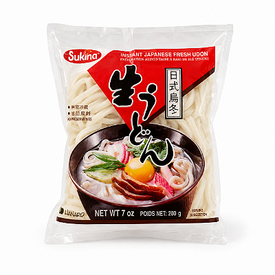 Macarrão Nama Udon Pré-Cozido Sem Tempero Sukina 200g