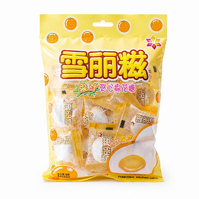 Marshmallow Recheado Sabor Laranja 100g Doce Asiático Importado