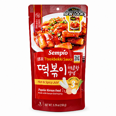 Molho Topokki Coreano Sempio Tteokbokki Sauce Spicy Hot 150g