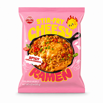 Lamen Coreano Ottogi Queijo Picante Cheddar 120g