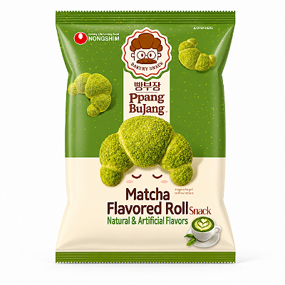 Salgadinho Coreano Ppang Bujang Matcha 55g Nongshim