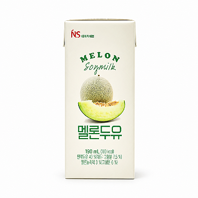 Leite de Soja Coreano Sabor Melão NS 190ml