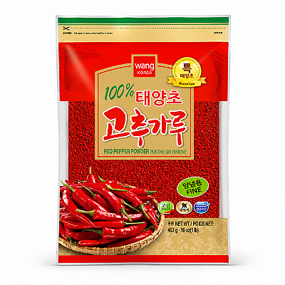 Pimenta Coreana em Pó Fina Gochugaru Wang 453g