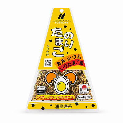Furikake Japonês Nori Tamago 33g Tempero para Arroz