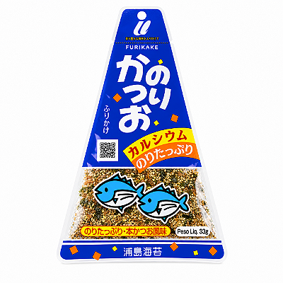 Furikake Japonês Nori Katsuo 33g Tempero para Arroz