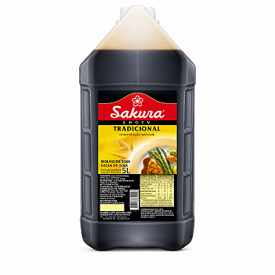 Molho de Soja Shoyu Tradicional Sakura 5L