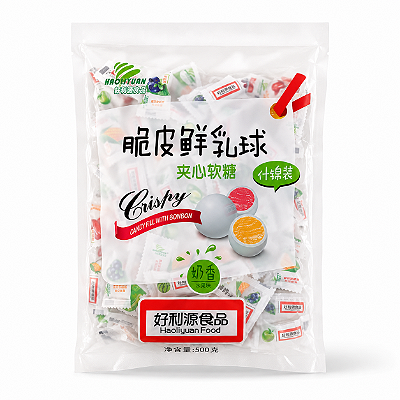 BALA DE GOMA SABOR MISTOS 500G HAOLIYUAN
