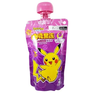 Geleia Bebível Pokémon Pikachu Sabor Uva 150g