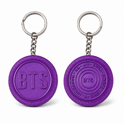 Chaveiro Oreo BTS 3D – Modelo Sortido