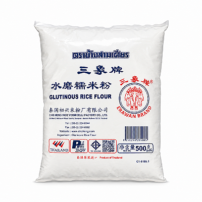 Farinha de Arroz Glutinoso Erawan Brand 500g