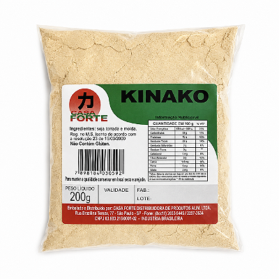Kinako Farinha de Soja Torrada Casa Forte 200g