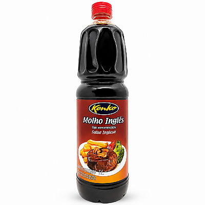 Molho Inglês Worcestershire Kenko 1L para Carnes e Marinadas