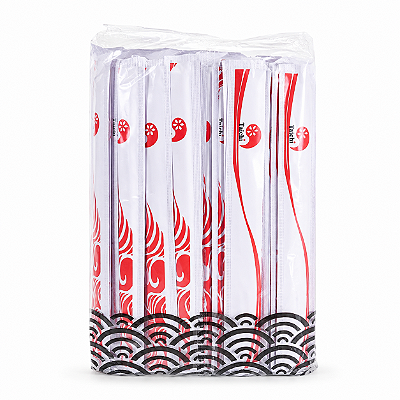 Hashi Bambu Chanfrado Descartável Taichi Pacote 50 Unidades