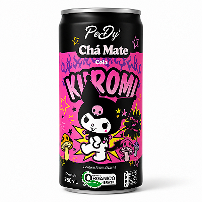 Chá Mate Pedy+ Kuromi Cola Gaseificado 260ml