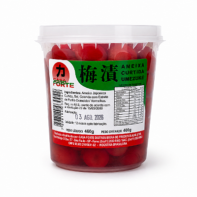 UMEZUKE AMEIXA JAPONESA CURTIDA 400G - CASA FORTE