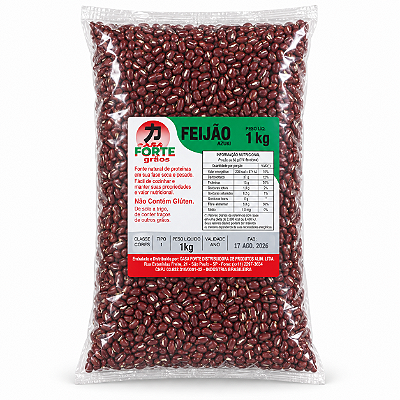 Feijão Azuki Casa Forte 1kg