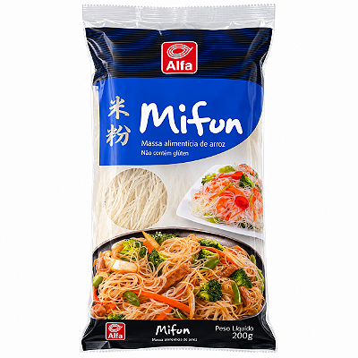 Macarrão de Arroz Mifum Alfa 200g