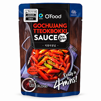 Molho Pronto para Topokki Gochujang O'Food Daesang 120g