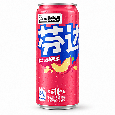 Refrigerante Fanta Sabor Pêssego 330ml Importada da China