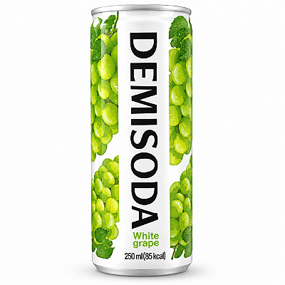 Bebida Gaseificada Demisoda Sabor Uva Verde 250ml