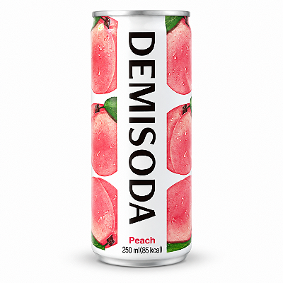 Bebida Gaseificada Demisoda Sabor Pêssego 250ml