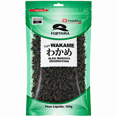 Alga Marinha Wakame Desidratada Cut Wakame 100g