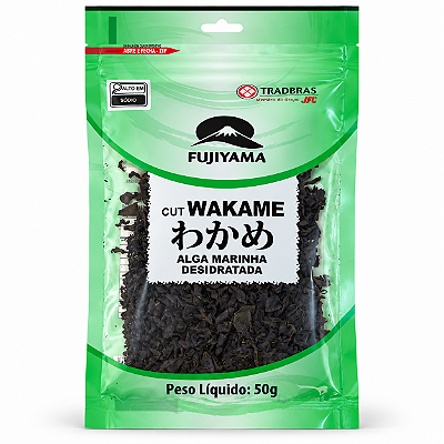 Alga Marinha Wakame Desidratada Cut Wakame 50g