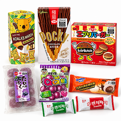 Kit 7 Doces Asiáticos Aniversário Lojas Kaito 4 Anos