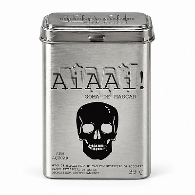 AIAAI Goma de Mascar de Menta Sem Açúcar 39g
