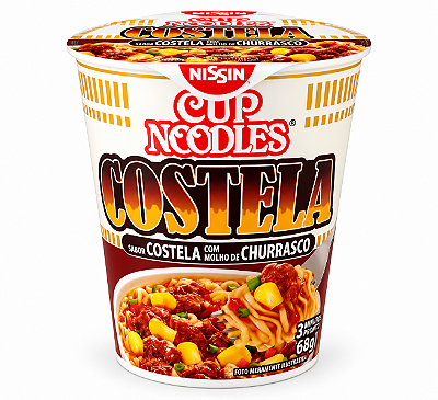 Cup Noodles Costela com Molho de Churrasco Nissin 68g
