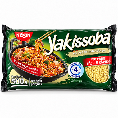 Macarrão para Yakissoba Nissin 500g