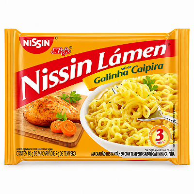 Nissin Lámen Sabor Galinha Caipira 85g