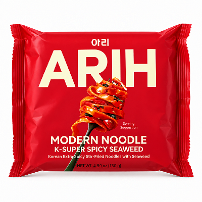 Lamen Coreano BTS ARIH K Super Spicy Seaweed 130g