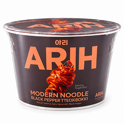 Lamen Coreano Bowl BTS ARIH Black Pepper Tteokbokki 130g