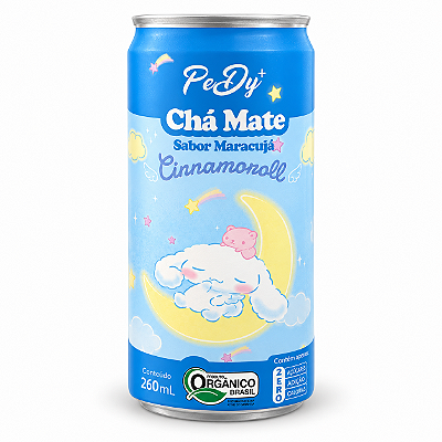 Chá Mate Pedy+ Cinnamoroll Sabor Maracujá 260ml