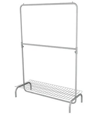 Arara De Roupa com Sapateira 1,50m Branco