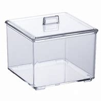 Organizador Acrílico Cosméticos Porta Algodão Cotonete