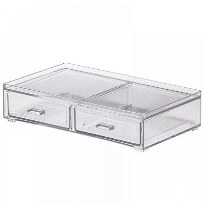 Caixa Organizadora com Duas Gavetas Elegance 31,2X18,5X7 cm