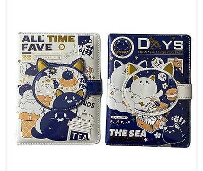 Caderno gatinho luxo espaço
