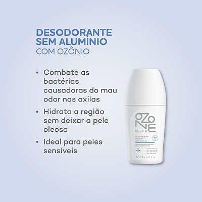 Desodorante Com Ozônio | Sem Alumínio | Livre de Parabenos