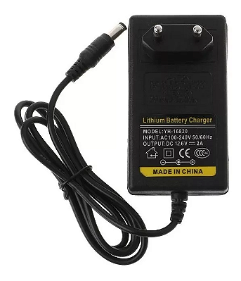 Fonte De Alimentação Carregador Dc 12.6v 2a