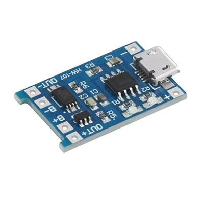 Carregador Tp4056 Bateria 18650 5v 1a Micro Usb 2s