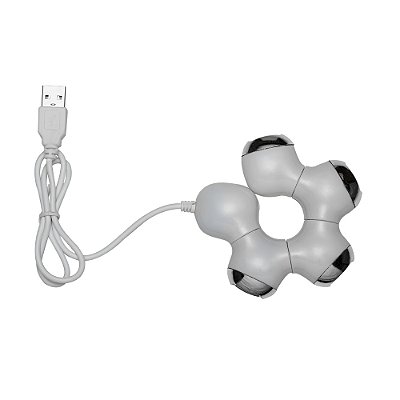 Hub USB Articulável com 4 entradas