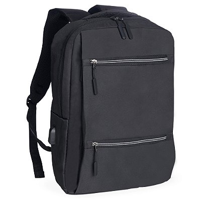 Mochila de Nylon USB 20L com 4 Compartimentos