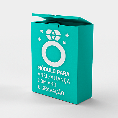 Módulo p/ Anel/Aliança c/ Aro e Gravação