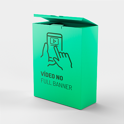 Vídeo no Full Banner