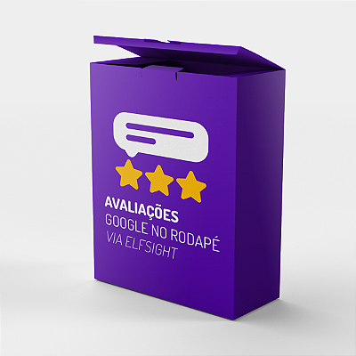 Avaliações Google no Rodapé via Elfsight