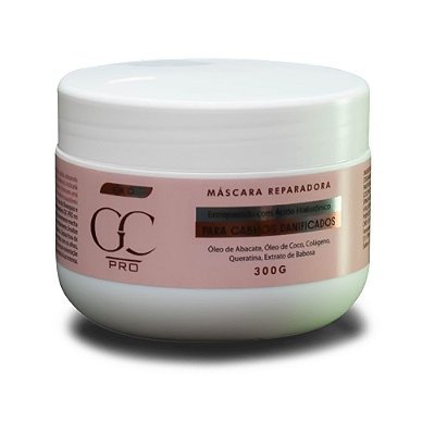 Máscara Reparadora Cabelos Danificados 300g - GC PRO